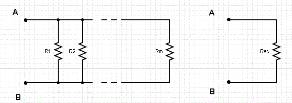  Resistors in parallel and its equivalent resistance 