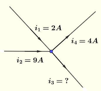 Kirchhoff's current law example 1
