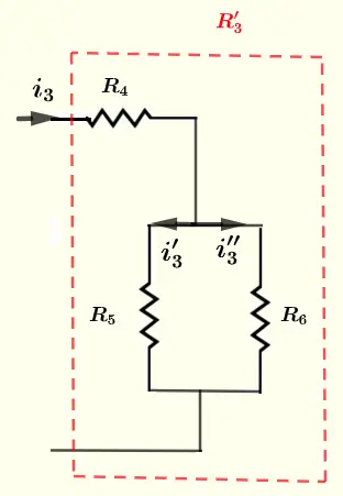 DC circuit example 3 - solution e