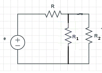 electric circuit to be solved in example 3